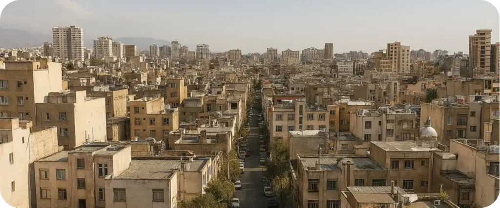 محله شرق تهران