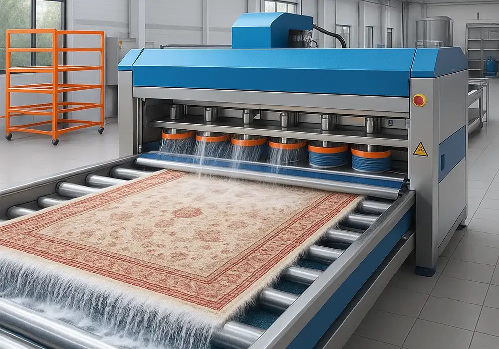 شستشوی تمام اتوماتیک در قالیشویی ستارخان