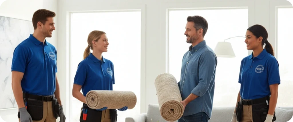 تحویل فرش در قالیشویی مجیدیه