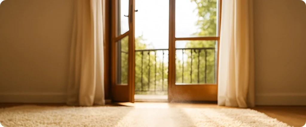 خشک کردن فرش بعد از بخارشویی