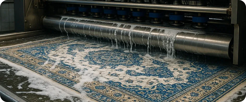 شستشوی فرش در بلوار فردوس شرق