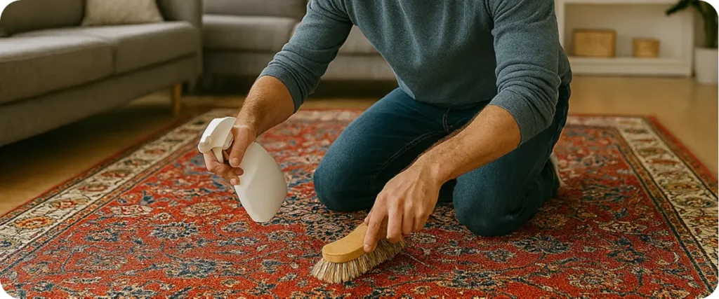 شستن فرش با شامپو فرش