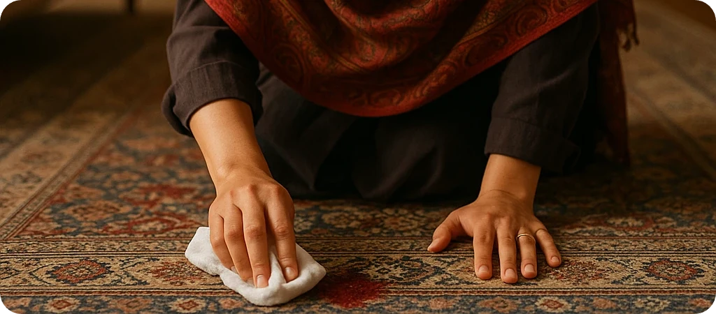 شستشوی شرعی فرش