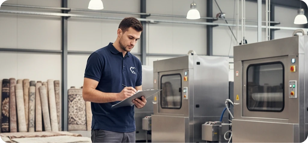 نظارت بر کیفیت در قالیشویی شهر زیبا