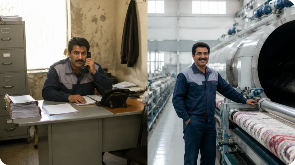 تفاوت واسطه و کارخانه دار قالیشویی در غرب تهران